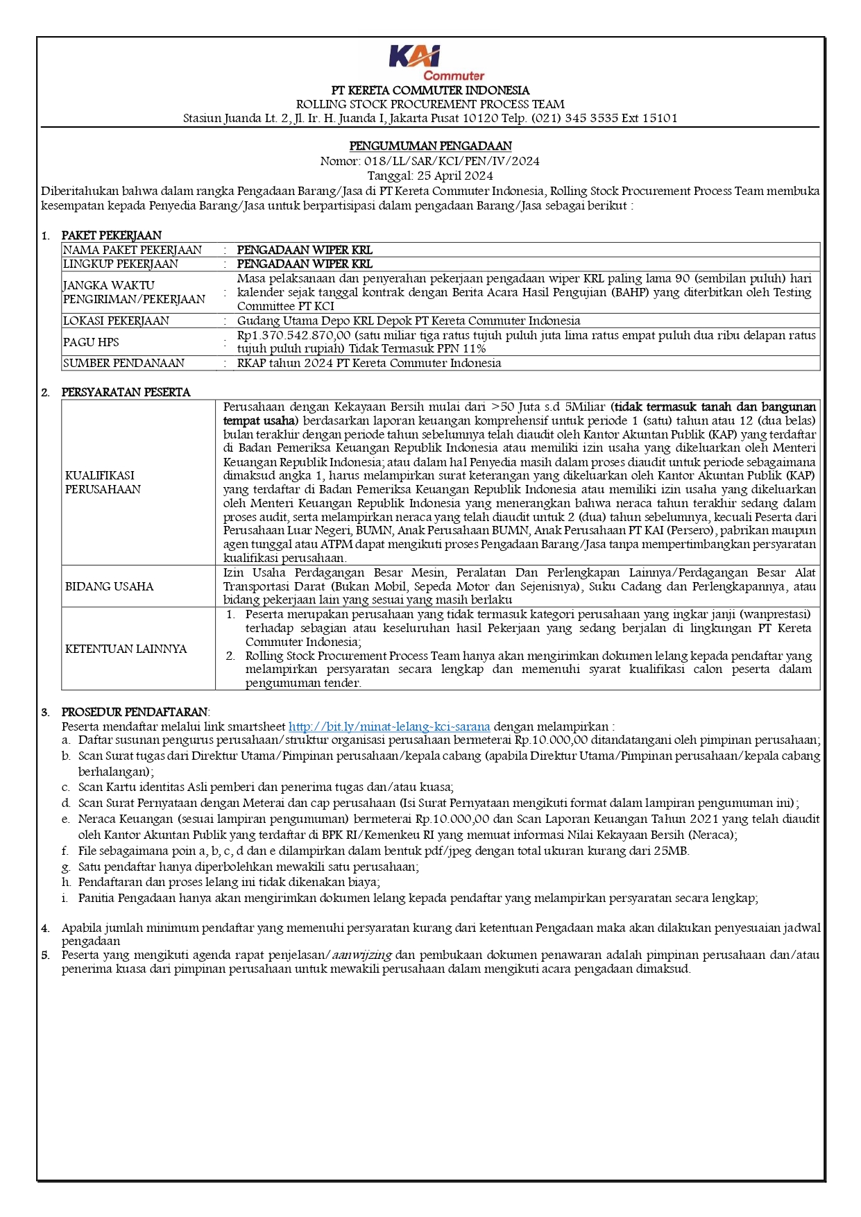 018 pengumuman pengadaan wiper krl page 0001